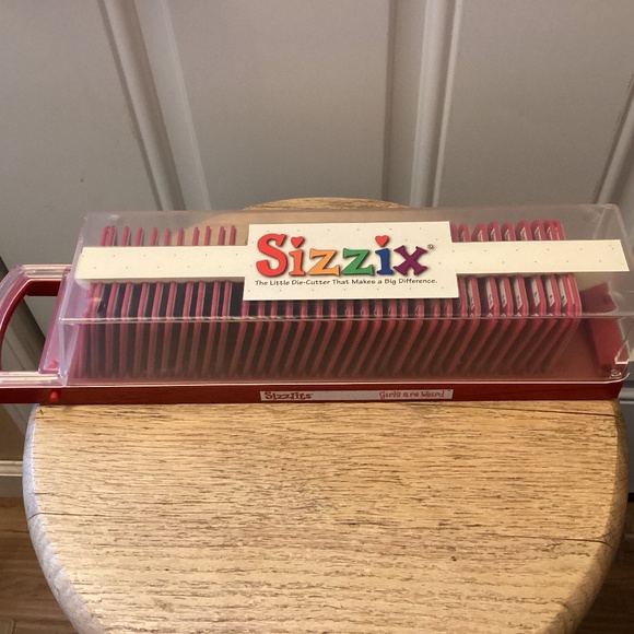 NEW Sizzix Sizzlits Girls are Weird Die set Alphabet and Numbers - Picture 1 of 4